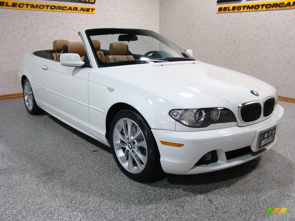 2006 3 Series 330i Convertible - Alpine White / Sand photo #3