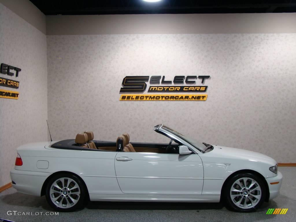 2006 3 Series 330i Convertible - Alpine White / Sand photo #5