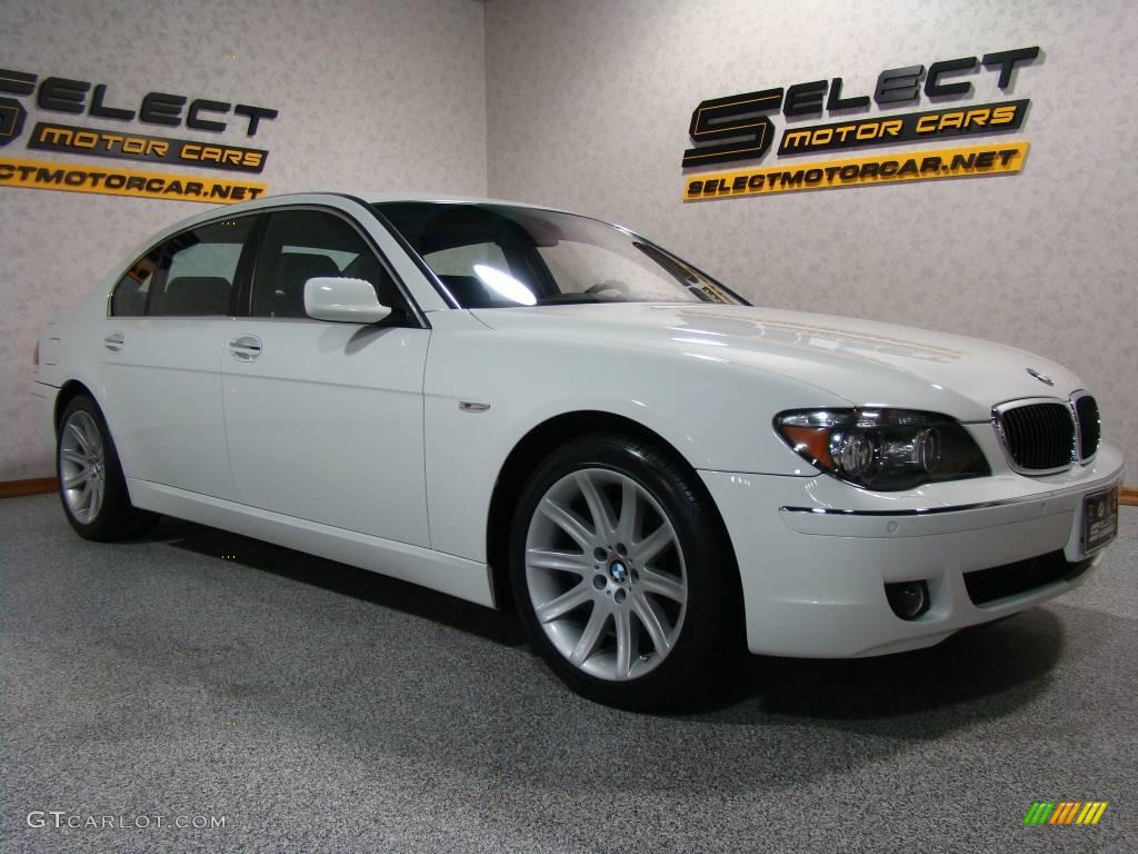2006 7 Series 750Li Sedan - Alpine White / Black/Black photo #3