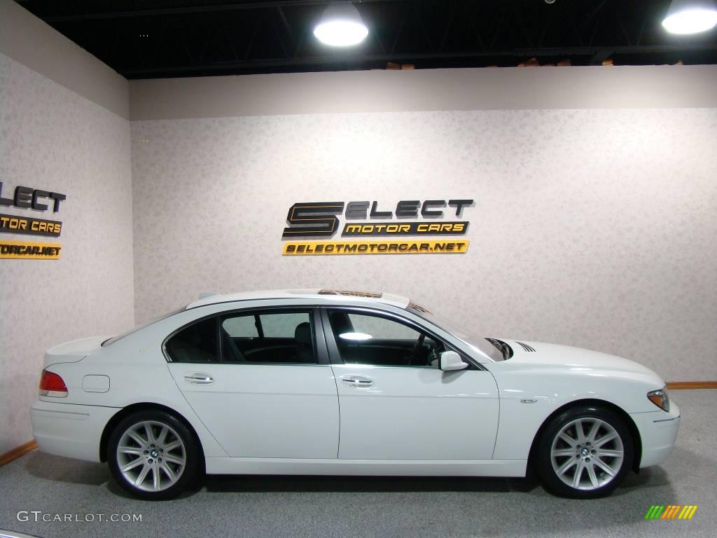2006 7 Series 750Li Sedan - Alpine White / Black/Black photo #4