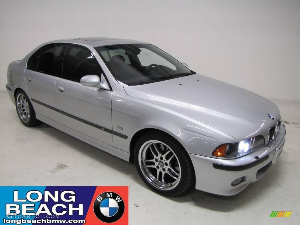 2002 M5  - Titanium Silver Metallic / Black photo #1