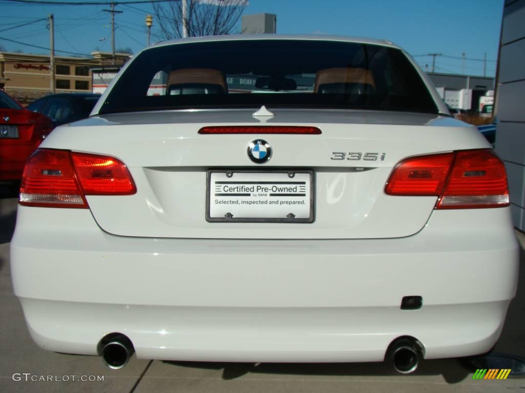 2007 3 Series 335i Convertible - Alpine White / Saddle Brown/Black photo #5