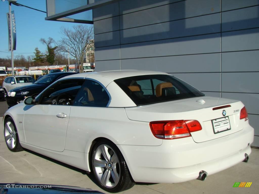 2007 3 Series 335i Convertible - Alpine White / Saddle Brown/Black photo #6