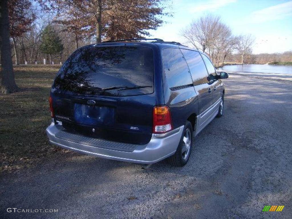2000 Windstar SEL - Medium Royal Blue Metallic / Medium Graphite photo #3