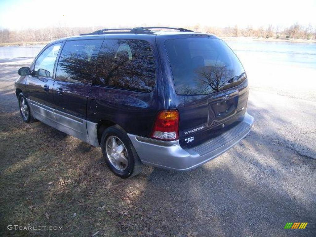 2000 Windstar SEL - Medium Royal Blue Metallic / Medium Graphite photo #5