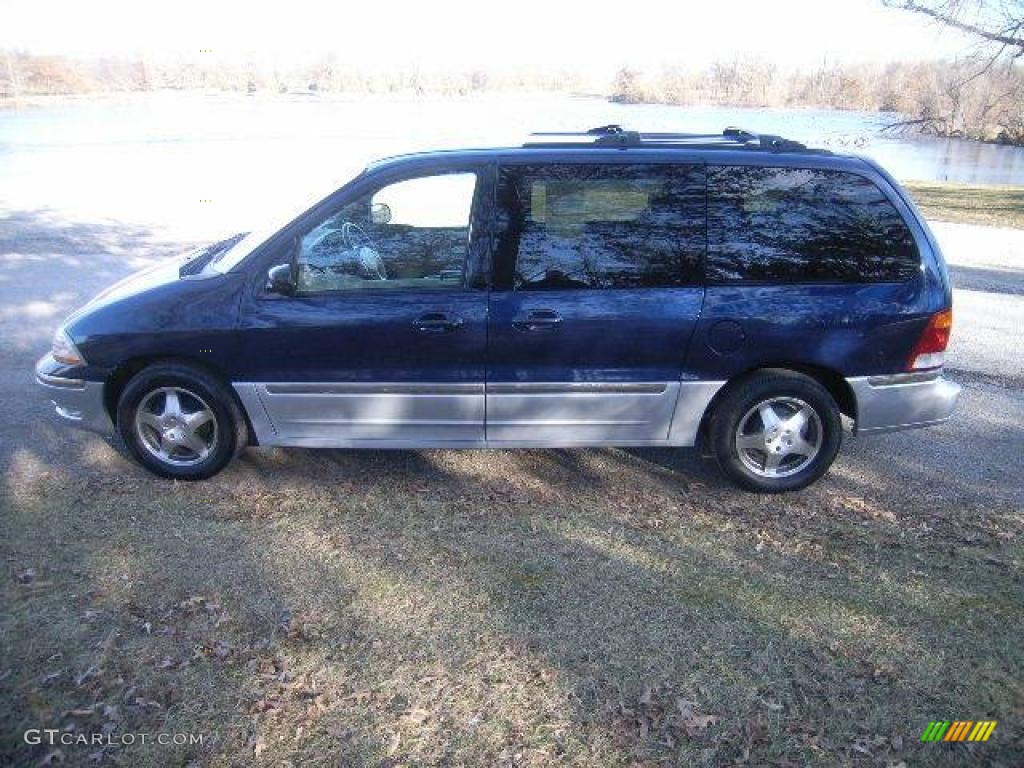 2000 Windstar SEL - Medium Royal Blue Metallic / Medium Graphite photo #6