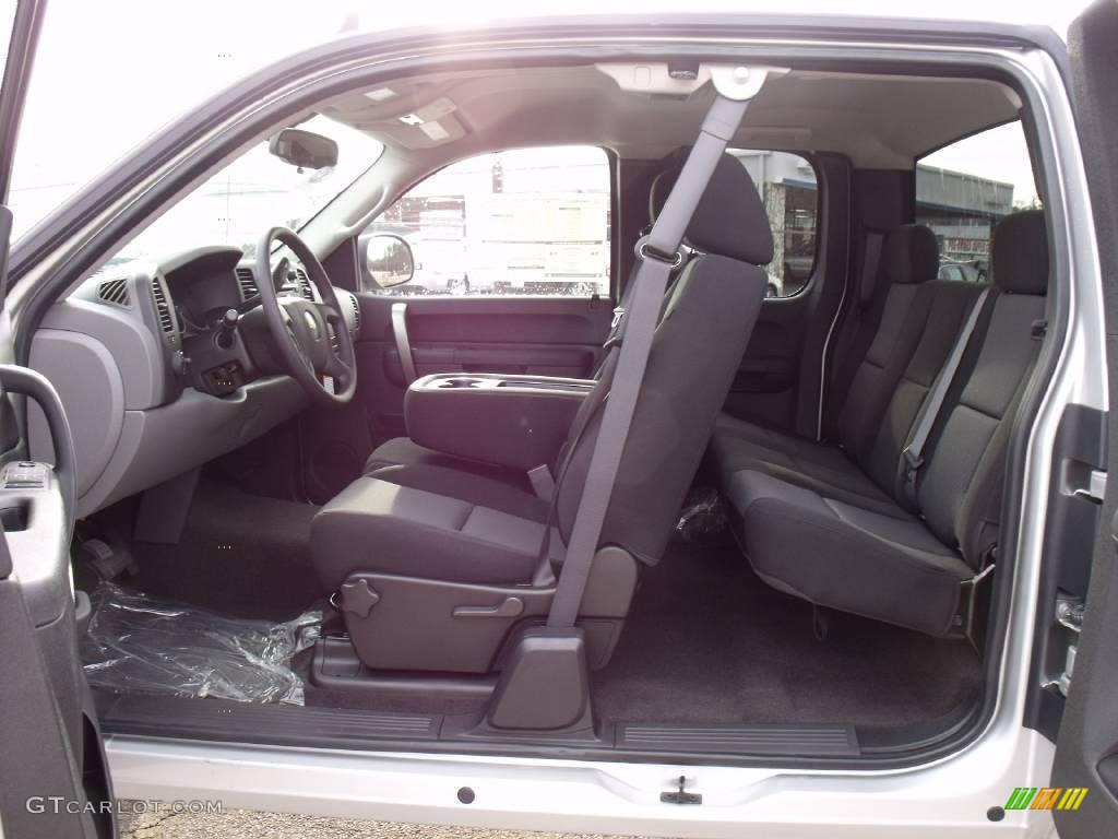 2010 Silverado 1500 LS Extended Cab - Sheer Silver Metallic / Dark Titanium photo #11