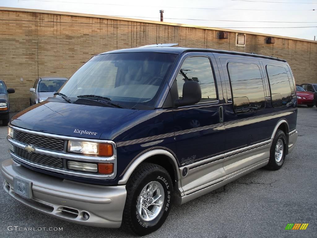 Indigo Blue Metallic Chevrolet Express