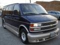 2001 Indigo Blue Metallic Chevrolet Express 1500 Passenger Van  photo #4