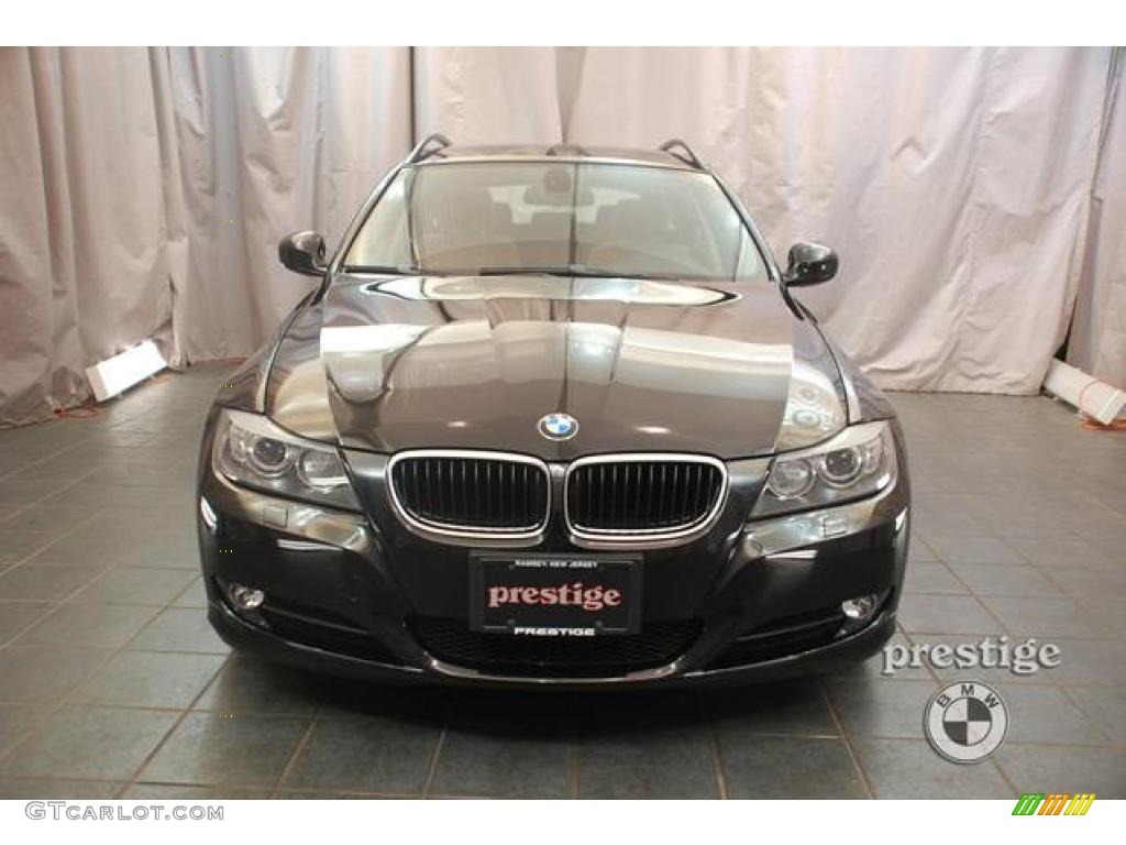 2009 3 Series 328xi Sport Wagon - Black Sapphire Metallic / Saddle Brown Dakota Leather photo #5