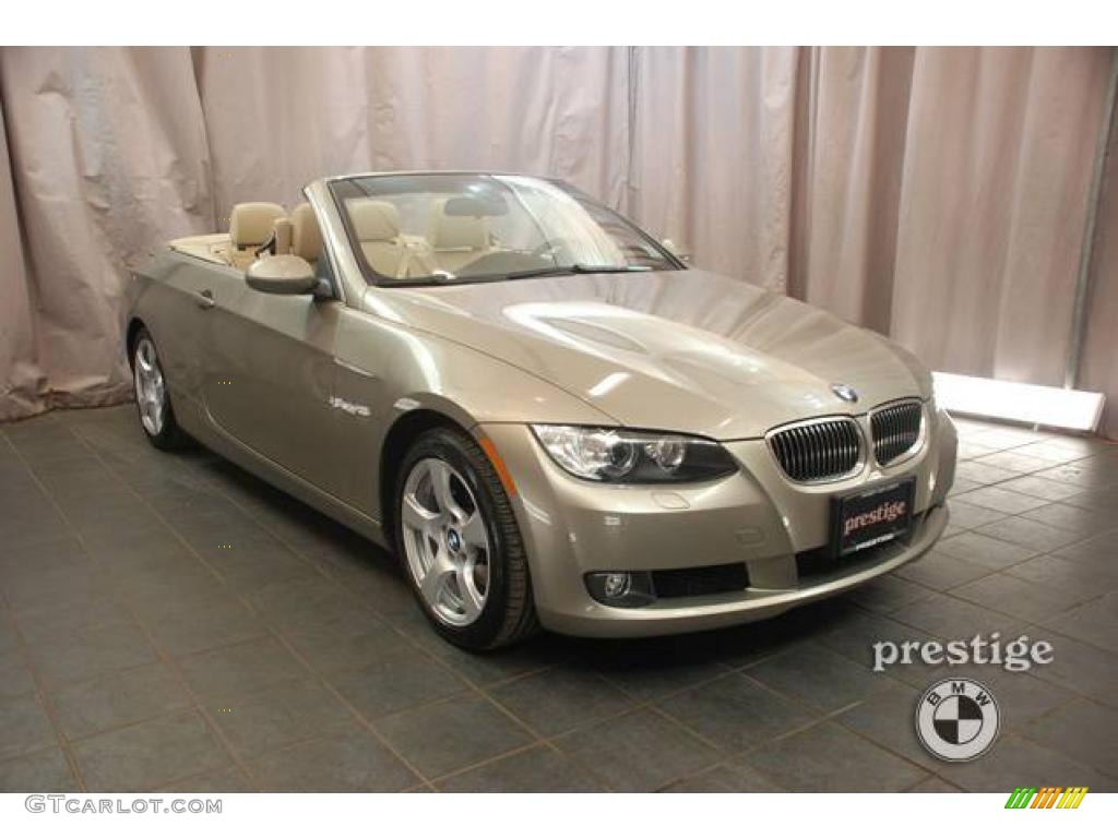 2009 3 Series 328i Convertible - Platinum Bronze Metallic / Cream Beige Dakota Leather photo #6