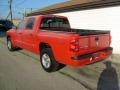 2008 Flame Red Dodge Dakota SLT Crew Cab 4x4  photo #3