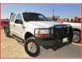 2001 Oxford White Ford F350 Super Duty XLT Crew Cab 4x4 Chassis  photo #7
