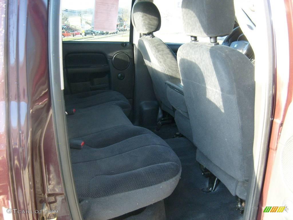 2004 Ram 1500 SLT Quad Cab 4x4 - Deep Molten Red Pearl / Dark Slate Gray photo #18