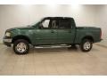 2001 Dark Highland Green Metallic Ford F150 XLT SuperCrew 4x4  photo #4