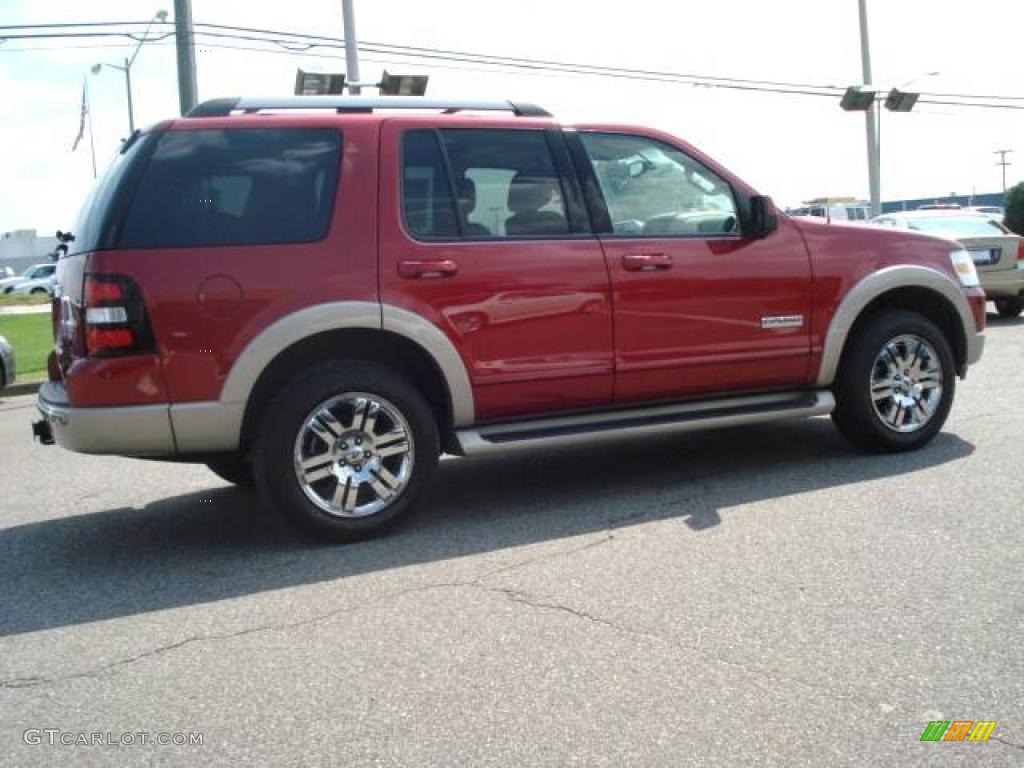2006 Explorer Eddie Bauer - Redfire Metallic / Camel photo #5