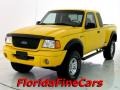 2002 Chrome Yellow Ford Ranger Edge SuperCab  photo #1