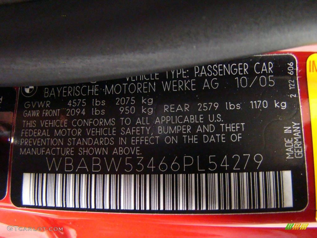 2006 3 Series 330i Convertible - Electric Red / Black photo #15