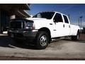 2003 Oxford White Ford F350 Super Duty Lariat Crew Cab 4x4 Dually  photo #14