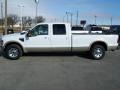 Oxford White - F250 Super Duty Lariat Crew Cab Photo No. 2