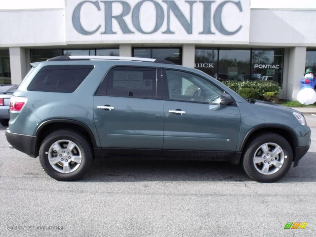 2010 Acadia SLE - Silver Green Metallic / Light Titanium photo #1