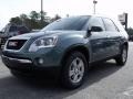 2010 Silver Green Metallic GMC Acadia SLE  photo #4