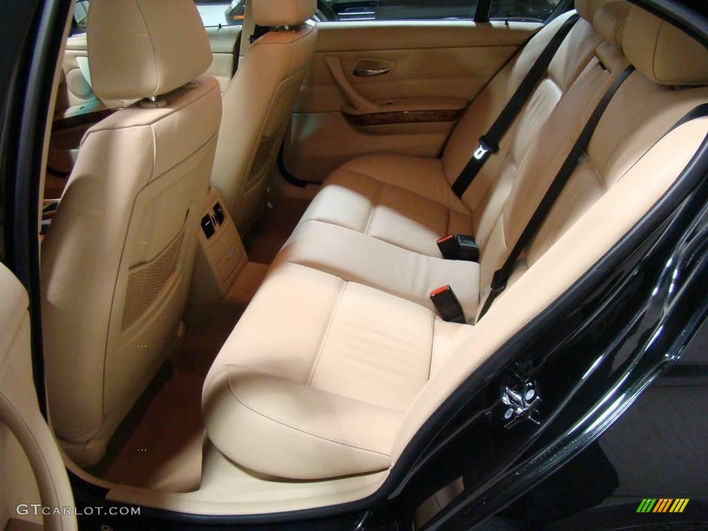2006 3 Series 325xi Sedan - Jet Black / Beige photo #13