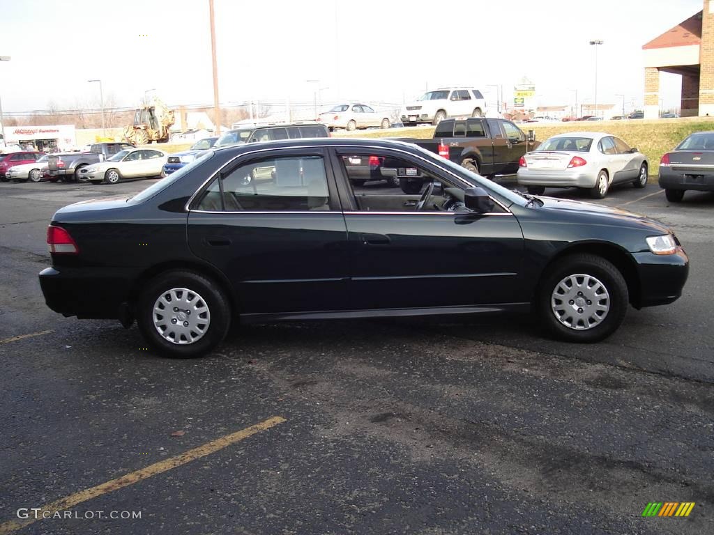 2001 Accord Value Package Sedan - Dark Emerald Pearl / Ivory photo #6