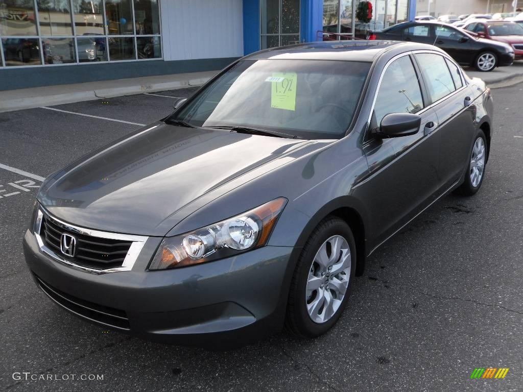 2010 Accord EX-L Sedan - Polished Metal Metallic / Gray photo #1