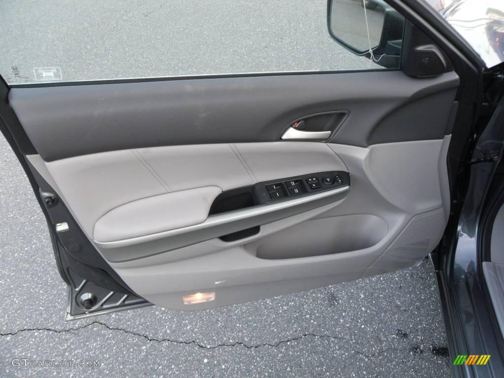 2010 Accord EX-L Sedan - Polished Metal Metallic / Gray photo #7