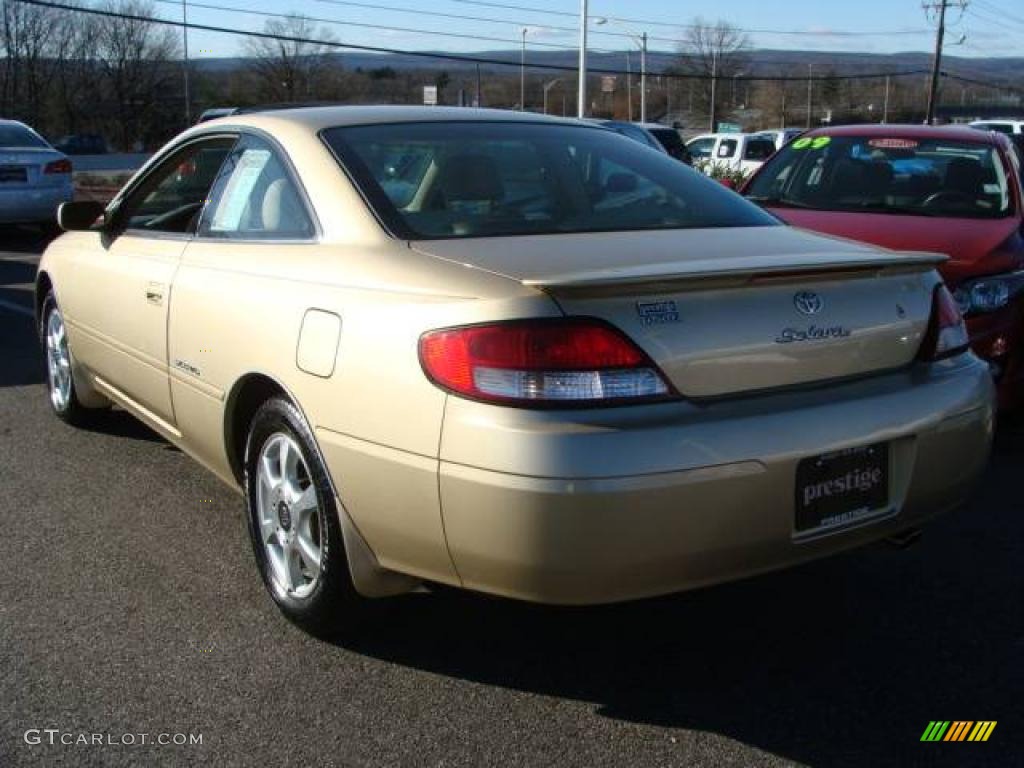 2000 Gold Dust Metallic Toyota Solara SE V6 Coupe 23570020 Photo 4