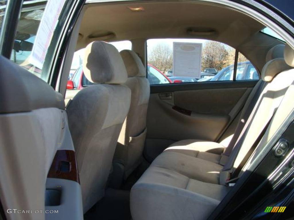 2006 Corolla LE - Black Sand Pearl / Beige photo #13