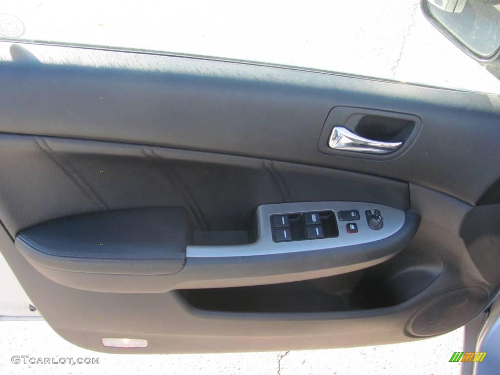 2007 Accord EX-L V6 Sedan - Alabaster Silver Metallic / Black photo #12