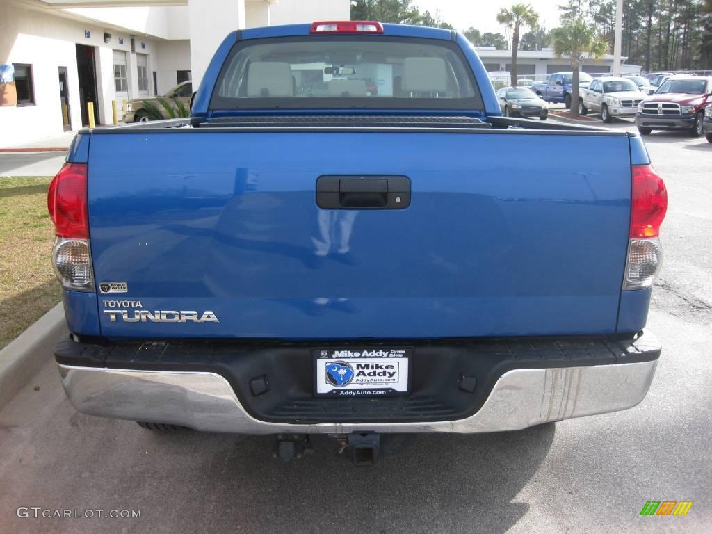 2007 Tundra SR5 Double Cab - Blue Streak Metallic / Graphite Gray photo #4