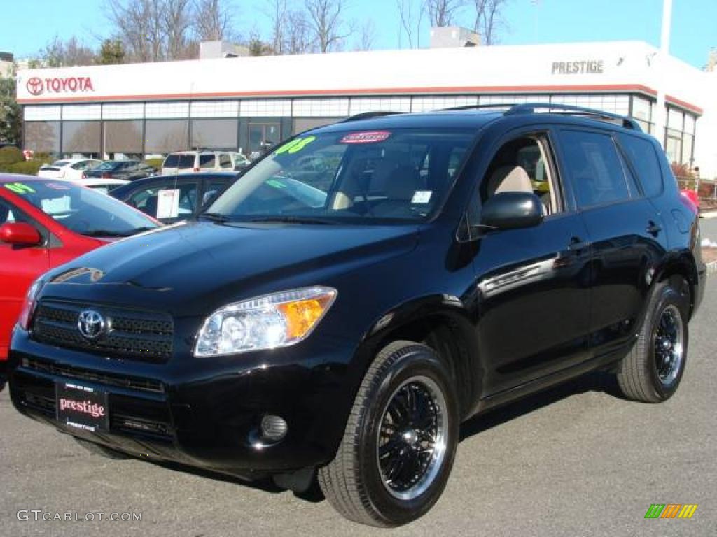 2008 RAV4 4WD - Black / Taupe photo #1