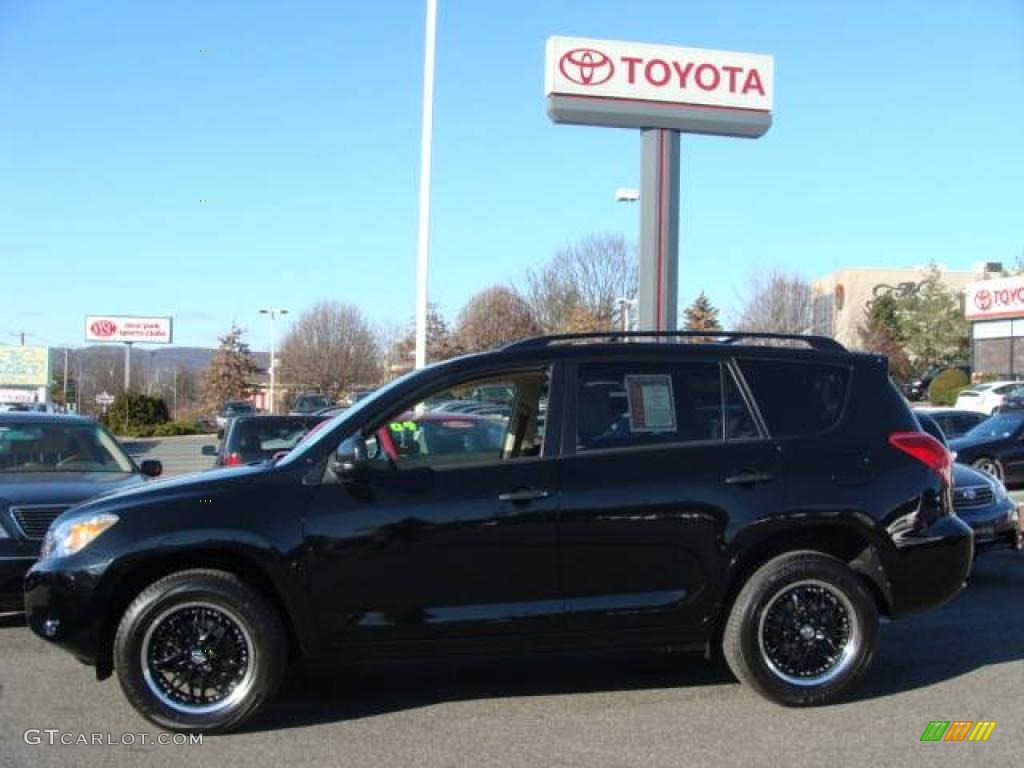 2008 RAV4 4WD - Black / Taupe photo #3