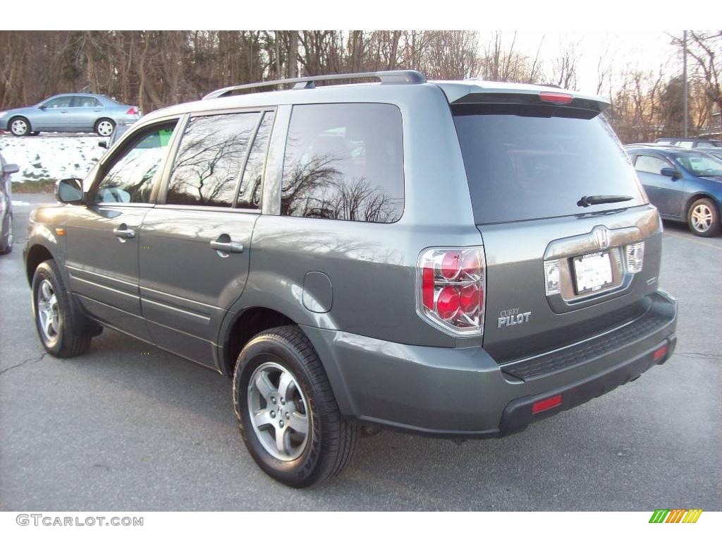 2007 Pilot EX-L 4WD - Nimbus Gray Metallic / Gray photo #2