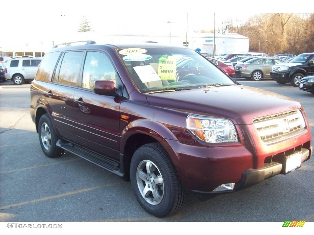 Dark Cherry Pearl Honda Pilot