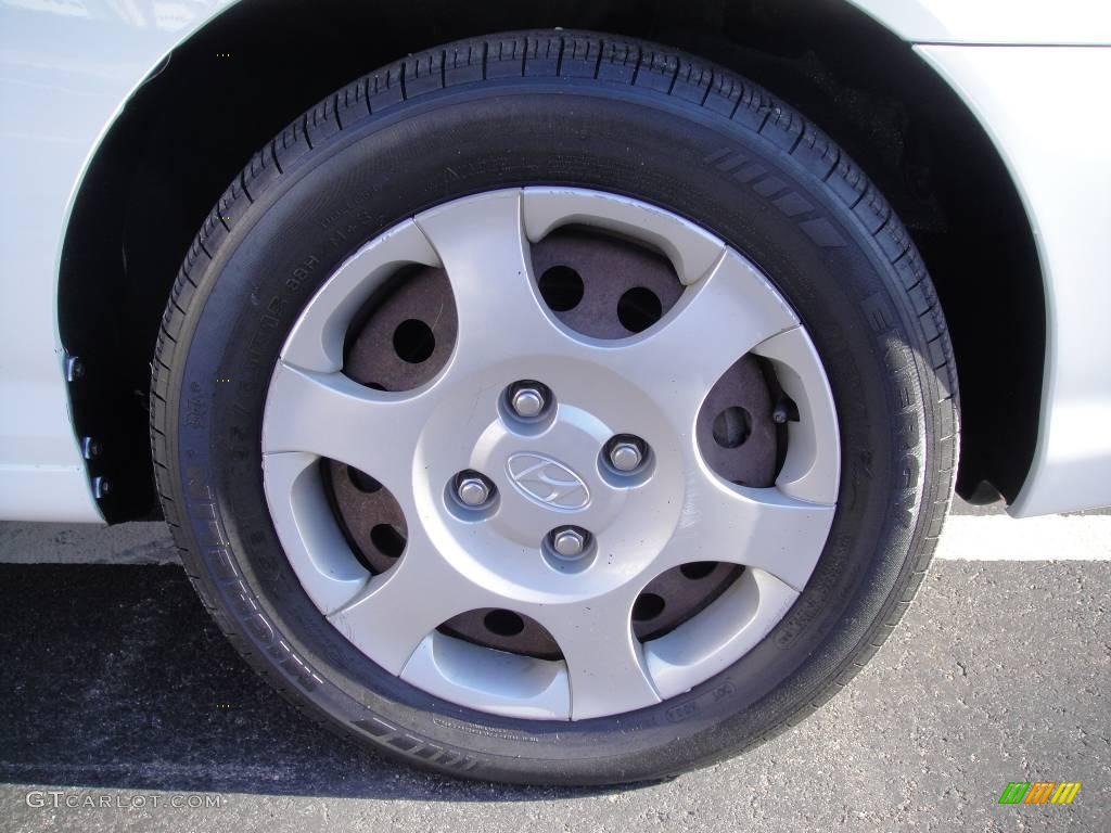 2001 Elantra GLS - Noble White / Gray photo #9
