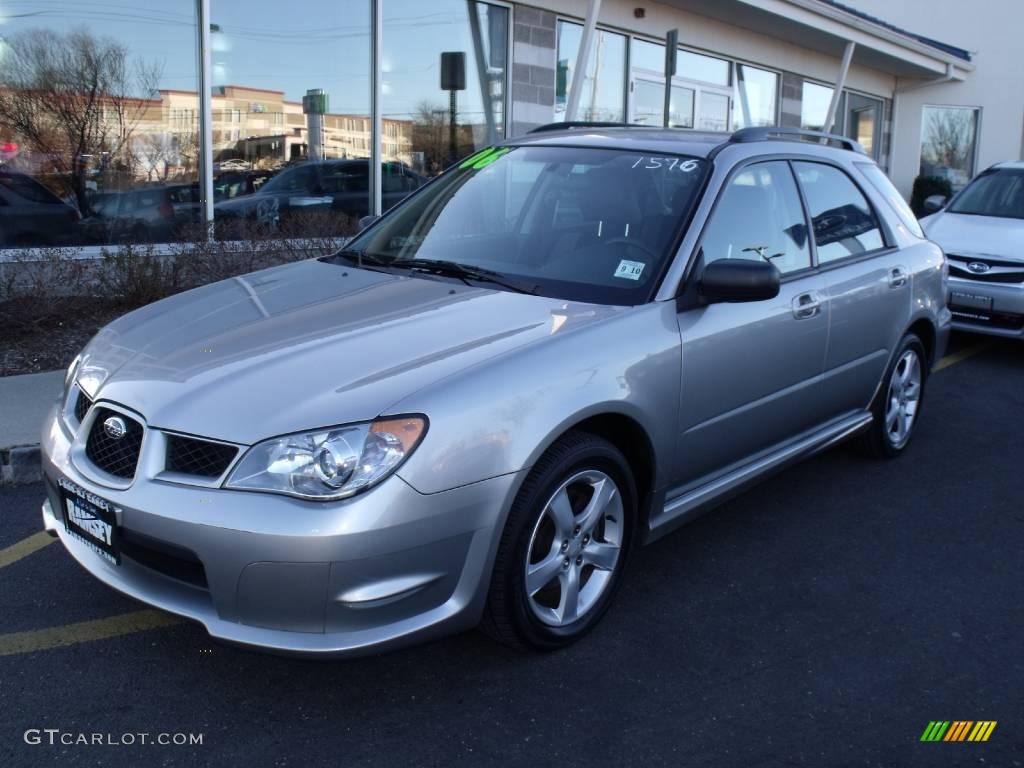 2006 Impreza 2.5i Wagon - Crystal Gray Metallic / Anthracite Black photo #1