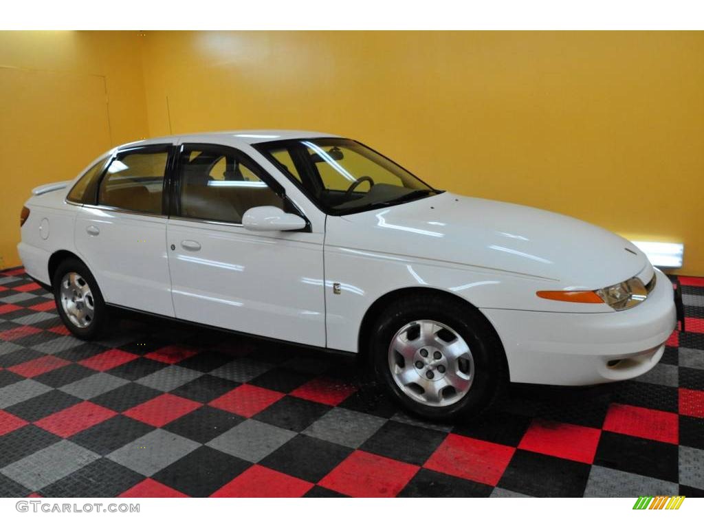 2000 L Series LS2 Sedan - Bright White / Medium Tan photo #1