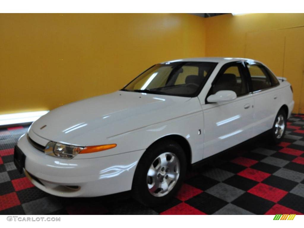 2000 L Series LS2 Sedan - Bright White / Medium Tan photo #3