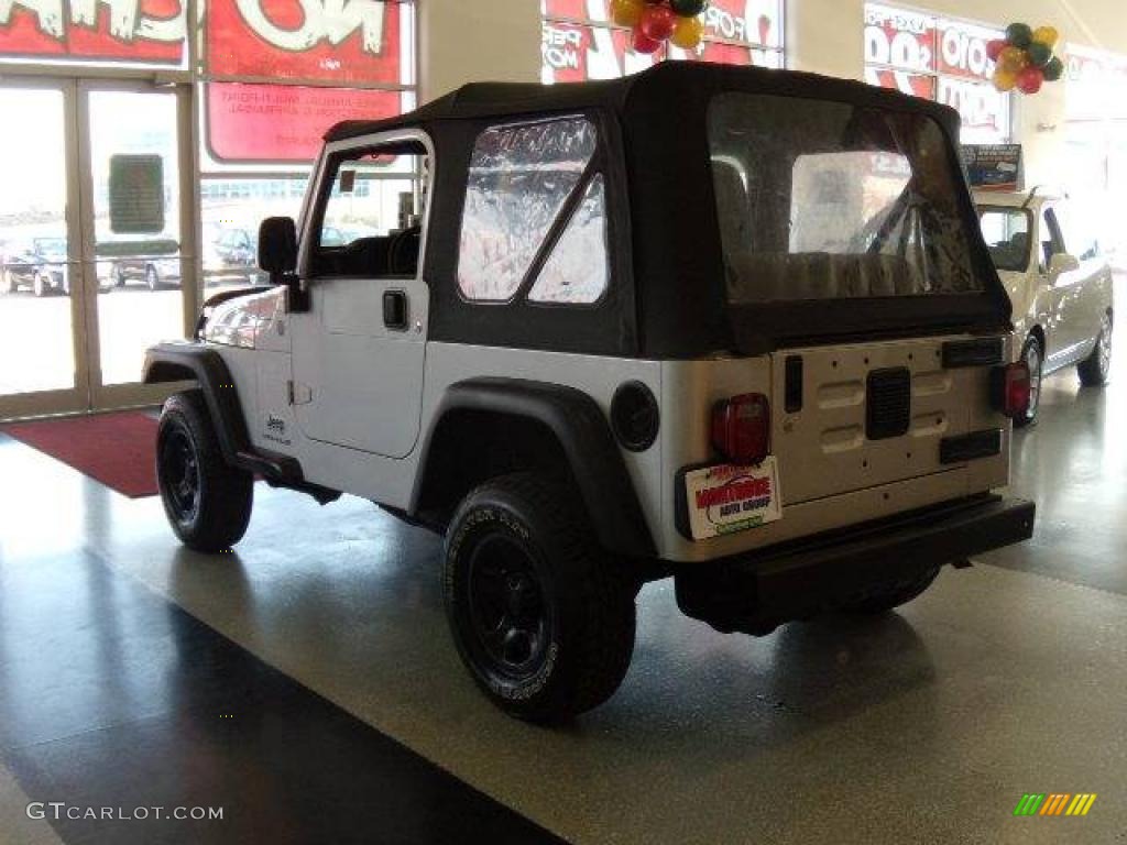 2004 Wrangler SE 4x4 - Stone White / Dark Slate Gray photo #3