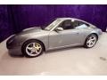 2005 Seal Grey Metallic Porsche 911 Carrera Coupe  photo #9