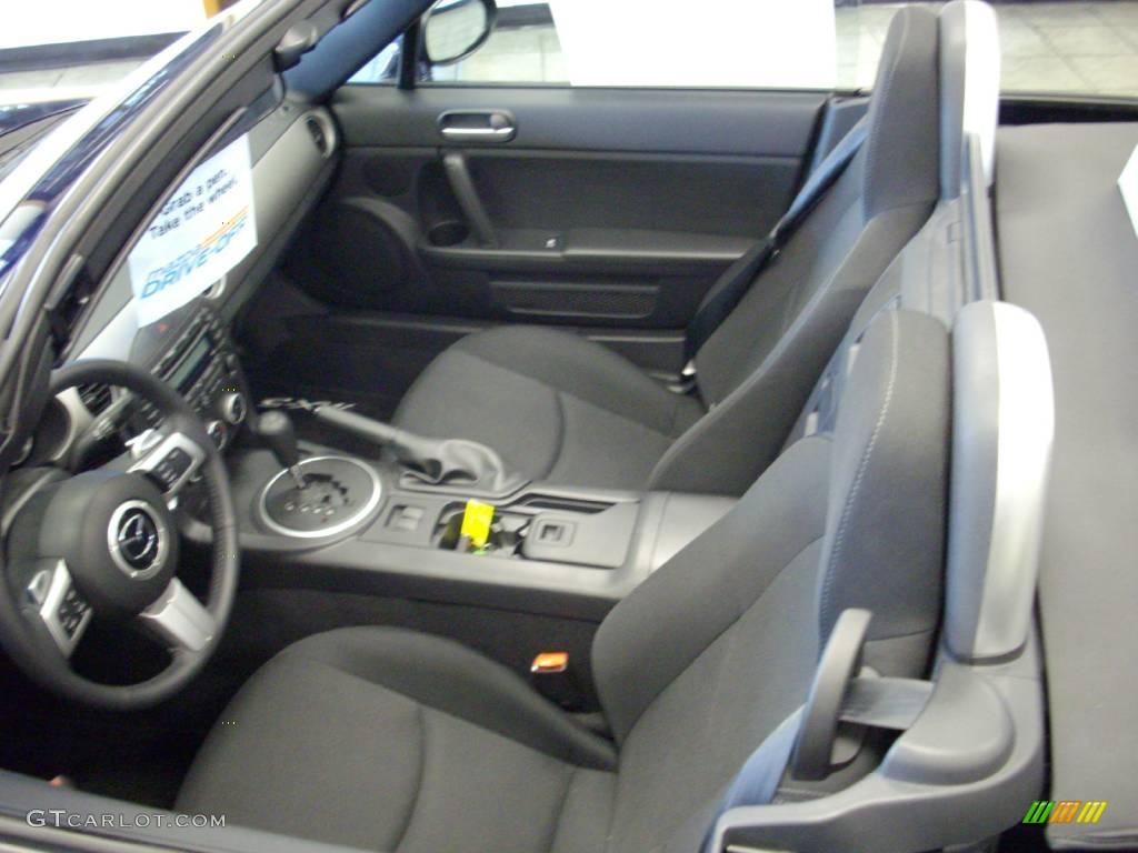 2009 MX-5 Miata Sport Roadster - Stormy Blue Mica / Black photo #6