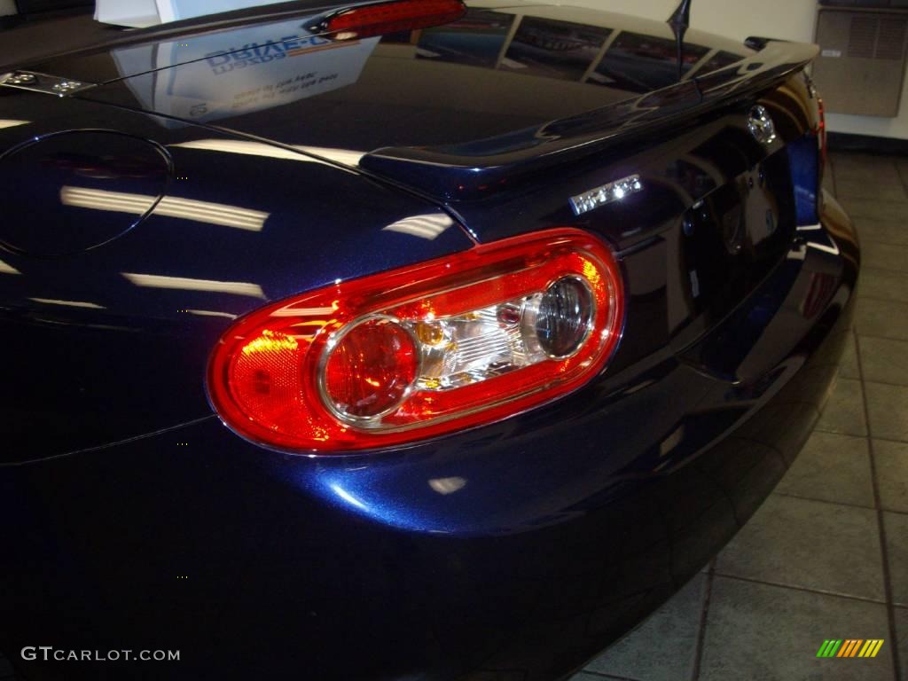 2009 MX-5 Miata Sport Roadster - Stormy Blue Mica / Black photo #11