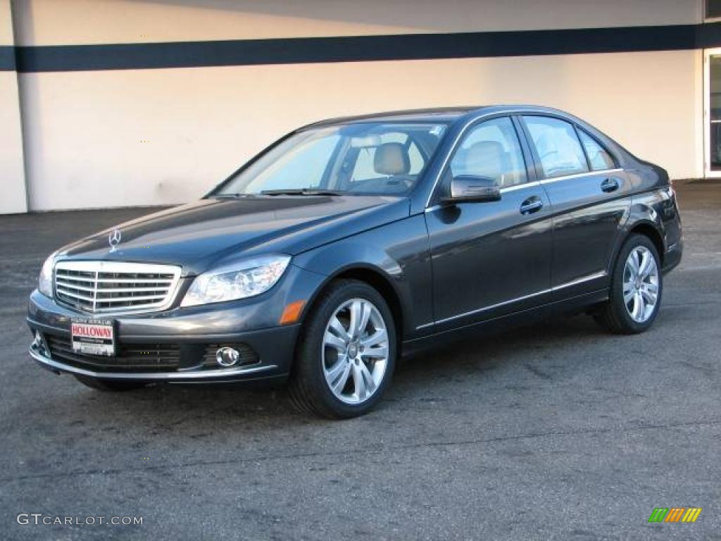 2010 C 300 Luxury 4Matic - Steel Grey Metallic / Almond/Mocha photo #1