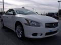 2010 Winter Frost White Nissan Maxima 3.5 SV  photo #7