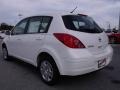 2010 Fresh Powder White Nissan Versa 1.8 S Hatchback  photo #3