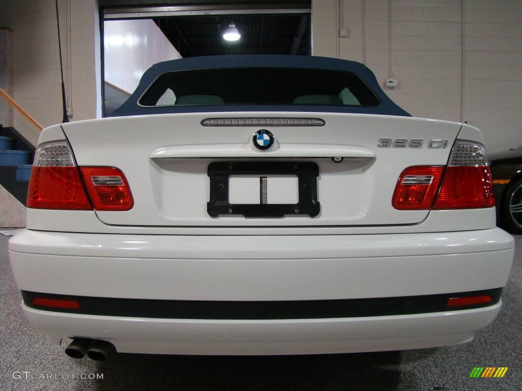 2006 3 Series 325i Convertible - Alpine White / Grey photo #5